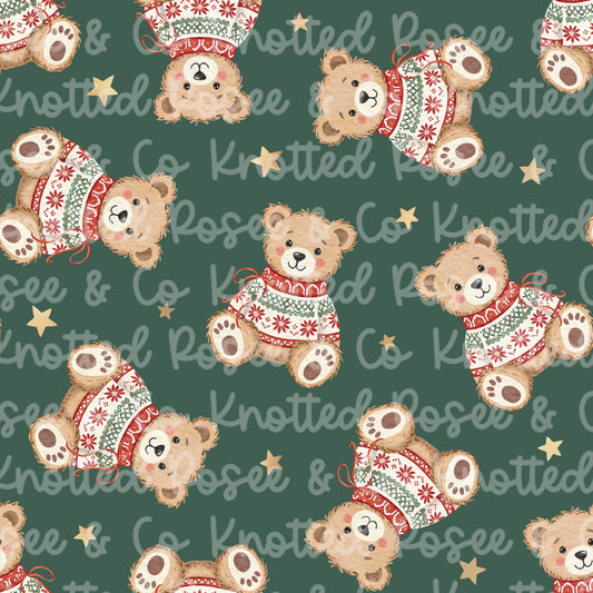 Cozy Christmas teddies