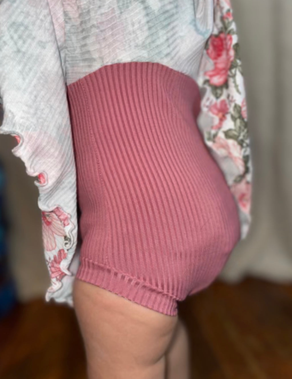 Skirted body suit