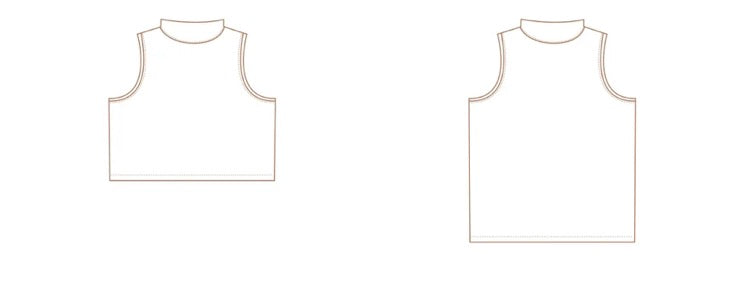 Mock neck tank*no sleeves*