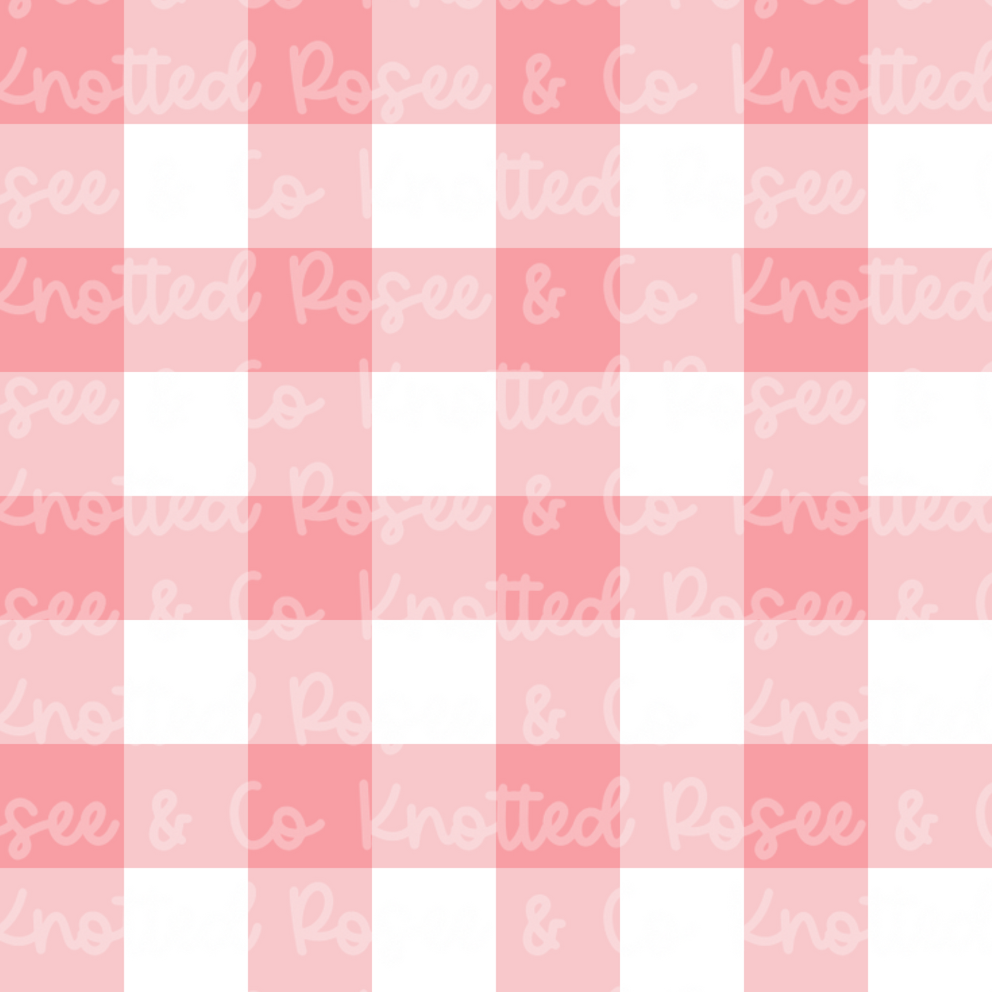 Pink gingham