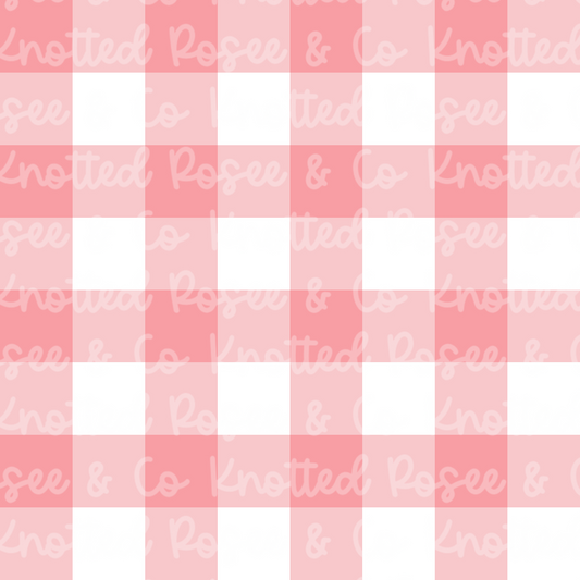 Pink gingham