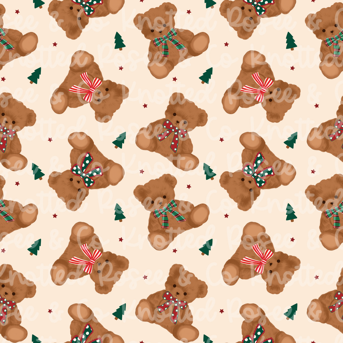 Christmas teddies