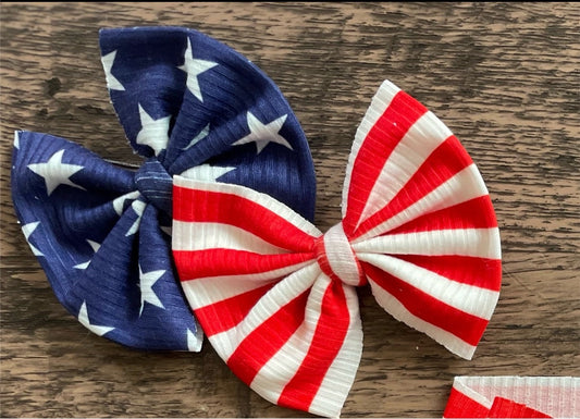 Stars & stripes piggies.